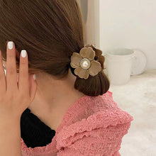 Load image into Gallery viewer, Elegant Retro Flowers Pearl Hair Clip Clamp Fashion Ponytail Crab Claw Woman Girl Hair Accessories