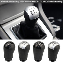 Load image into Gallery viewer, 5/5 Speed Car MT Gear Stick Shift Knob Lever Automobiles Parts For Ford Transit Galaxy Focus Mondeo MK3 S-MAX C-MAX fiesta MK6 Mustang