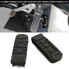 Load image into Gallery viewer, 2Pcs Motorcycle Front Footpeg Plate Footrest Rubber Pads For BMW R1200GS LC 2014-2021 R1250 2019-2021 F850GS F750GS R1200GS LC 20