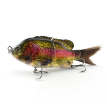 Load image into Gallery viewer, 1PC 15CM/57G Multisection Lure Bionic Bait ABS Floating Topwater Baits With Hairtail Sea Fishing Float Bait