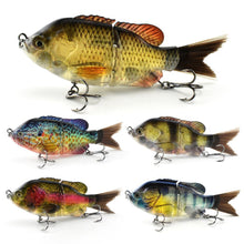Load image into Gallery viewer, 1PC 15CM/57G Multisection Lure Bionic Bait ABS Floating Topwater Baits With Hairtail Sea Fishing Float Bait