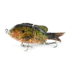 Load image into Gallery viewer, 1PC 15CM/57G Multisection Lure Bionic Bait ABS Floating Topwater Baits With Hairtail Sea Fishing Float Bait