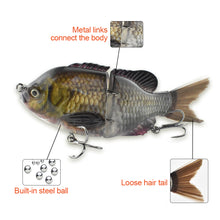 Load image into Gallery viewer, 1PC 15CM/57G Multisection Lure Bionic Bait ABS Floating Topwater Baits With Hairtail Sea Fishing Float Bait