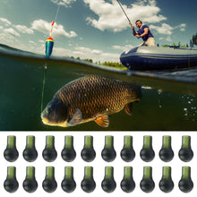 Load image into Gallery viewer, 20PCS Round Cap Bushing Large Wire Group Anti-Entanglement Bushing Anti-Collision Bean CARP Fishing Group European Fishing Group Small Accessories