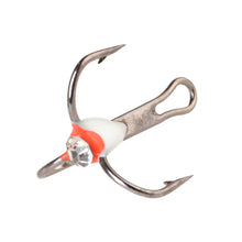 Load image into Gallery viewer, 5PCS Ice Fishing Hook Simulation With Drill Color Bait Blood Tank Treble Hook Winter Fishing Accessories