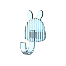 Load image into Gallery viewer, 1Pc Cartoon Punch Free Hook Strong Load-bearing Door Rear Hook Semi Transparent Kitchen Bathroom Wall Hooks