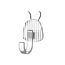 Load image into Gallery viewer, 1Pc Cartoon Punch Free Hook Strong Load-bearing Door Rear Hook Semi Transparent Kitchen Bathroom Wall Hooks