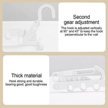 Load image into Gallery viewer, 1Pc Five-holes Folding Clothes Hanger Portable Travel Hotel Dry Hanger Multi-functional Clothes Hanger Clothes Organizer Save Space