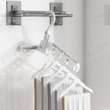 Load image into Gallery viewer, 1Pc Five-holes Folding Clothes Hanger Portable Travel Hotel Dry Hanger Multi-functional Clothes Hanger Clothes Organizer Save Space