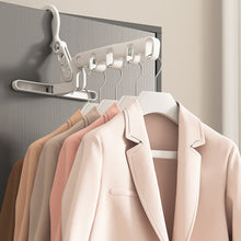 Load image into Gallery viewer, 1Pc Five-holes Folding Clothes Hanger Portable Travel Hotel Dry Hanger Multi-functional Clothes Hanger Clothes Organizer Save Space