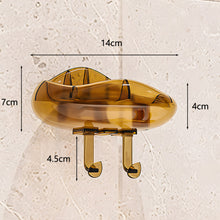 Load image into Gallery viewer, 1Pc Cloud Shape Hook Strong Viscose Kitchen Wall Hanging Sticky Soap Storage Box Drain Towel Rack Bathroom Accessories