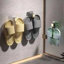 Load image into Gallery viewer, 1Pc Bathroom Slipper Rack Slipper Hook Draining Rack Wall Mounted Hanging Hanger Wall Storage Shoe Rack