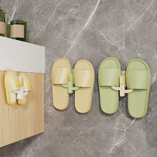 Load image into Gallery viewer, 1Pc Bathroom Slipper Rack Slipper Hook Draining Rack Wall Mounted Hanging Hanger Wall Storage Shoe Rack