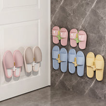 Load image into Gallery viewer, 1Pc Bathroom Slipper Rack Slipper Hook Draining Rack Wall Mounted Hanging Hanger Wall Storage Shoe Rack