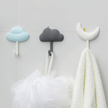 Load image into Gallery viewer, 3Pcs/Set Creative Cloud Series Wall Mounted Hooks Towel Hook Rustproof Hook Hanger Coat Rack Clothes Hook Bedroom Kitchen Bathroom Accessories
