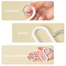 Load image into Gallery viewer, 3Pcs S type Hook No Punching Multifunctional Wardrobe Bathroom Soft Head Hook Hanging Clothes Kitchen Bag Towel