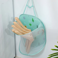 Load image into Gallery viewer, 1Pc Collapsible Wall Hanging Laundry Basket Multi-Functional Storage Bag Bathroom Perforation-Free Mesh Cloth Clothes Hanging Object