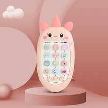 Load image into Gallery viewer, Baby Phone Toy Music Sound Telephone Sleeping Toys With Teether Simulation Phone Kids Infant Early Educational Toy Kids Gifts