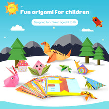 Load image into Gallery viewer, Baby Craft Toys Cartoon Animal Origami Paper Cutting Book Kids Paper Cut Puzzle Early Learning Educational Toys Gifts