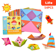 Load image into Gallery viewer, Baby Craft Toys Cartoon Animal Origami Paper Cutting Book Kids Paper Cut Puzzle Early Learning Educational Toys Gifts
