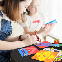 Load image into Gallery viewer, Baby Craft Toys Cartoon Animal Origami Paper Cutting Book Kids Paper Cut Puzzle Early Learning Educational Toys Gifts