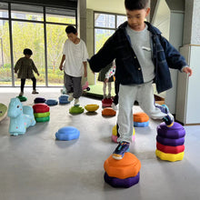 Load image into Gallery viewer, Balance Stepping Stones Set Kids Sensory Foam River Jumping Steps Stones Indoor Outdoor Family Kindergarten Funny Game Toys