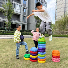 Load image into Gallery viewer, Balance Stepping Stones Set Kids Sensory Foam River Jumping Steps Stones Indoor Outdoor Family Kindergarten Funny Game Toys