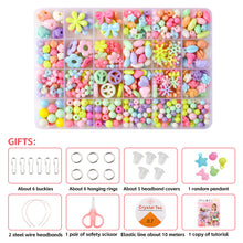 Load image into Gallery viewer, Girls DIY Bead Set Jewelry Making Kit for Kids Girl Pearl Beads Bracelets Rings Necklaces Creativity Kits Art Craft