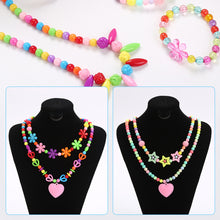 Load image into Gallery viewer, Girls DIY Bead Set Jewelry Making Kit for Kids Girl Pearl Beads Bracelets Rings Necklaces Creativity Kits Art Craft
