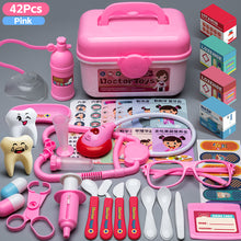 Load image into Gallery viewer, Boys and Girls Simulated Nurse Stethoscope Injection Home Medical Toolbox Kids Doctor Playset Pretend Play Role-playing Games
