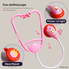 Load image into Gallery viewer, Boys and Girls Simulated Nurse Stethoscope Injection Home Medical Toolbox Kids Doctor Playset Pretend Play Role-playing Games