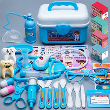 Load image into Gallery viewer, Boys and Girls Simulated Nurse Stethoscope Injection Home Medical Toolbox Kids Doctor Playset Pretend Play Role-playing Games