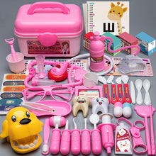 Load image into Gallery viewer, Boys and Girls Simulated Nurse Stethoscope Injection Home Medical Toolbox Kids Doctor Playset Pretend Play Role-playing Games