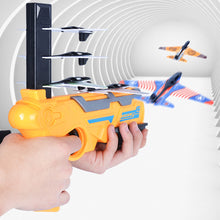 Load image into Gallery viewer, Airplane Launcher Toy Aircraft Gun Launcher Boys Toys Bubble Catapult Parent-child Games Children Outdoor Sports Toy