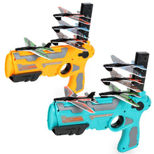 Load image into Gallery viewer, Airplane Launcher Toy Aircraft Gun Launcher Boys Toys Bubble Catapult Parent-child Games Children Outdoor Sports Toy