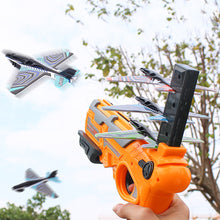 Load image into Gallery viewer, Airplane Launcher Toy Aircraft Gun Launcher Boys Toys Bubble Catapult Parent-child Games Children Outdoor Sports Toy