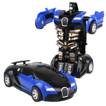 Load image into Gallery viewer, Boys Deformation Vehicle Toys Transform CarRobot Model Push and Go Car Vehicle Toy Race Inertia Car Toy Christmas Gift