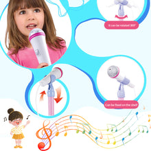 Load image into Gallery viewer, Kids Microphone with Stand Karaoke Song Music Toys Musical Educational Instrument Toy Christmas Gift for Children Girl Boy