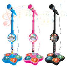 Load image into Gallery viewer, Kids Microphone with Stand Karaoke Song Music Toys Musical Educational Instrument Toy Christmas Gift for Children Girl Boy