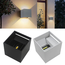 Load image into Gallery viewer, Nordic RGB LED Wall Light Dimmable Square Up Down Lamps APP Control For Bedside Bedroom Sconce Living Room Home Decoration
