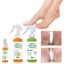 Load image into Gallery viewer, Foot Exfoliation Spray Remove Calluses Dead Skin Moisturizing Nourishing Foot Skin Green Tea Citrus Flavor Foot Care Spray
