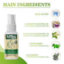 Load image into Gallery viewer, Deodorizing Foot Spray Relieving Smelly Sweaty Feet Reducing Bacteria Wild Deodorous Fragrant Foot Care Spray