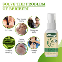 Load image into Gallery viewer, Deodorizing Foot Spray Relieving Smelly Sweaty Feet Reducing Bacteria Wild Deodorous Fragrant Foot Care Spray