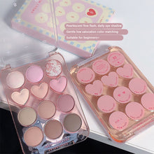 Load image into Gallery viewer, 12 Colors Eyeshadow Palette Matte Pearlescent Portable Daily Eyeshadow Palette Long-lasting Makeup Beauty Cosmetics