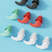 Load image into Gallery viewer, Silicone Anti-Noise Earplugs Soft Reusable Washable Soundproof Sleeping Earplugs Outdoor Travel Noise Reduction Earplugs