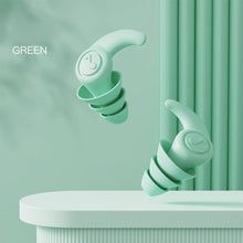 Load image into Gallery viewer, Silicone Anti-Noise Earplugs Soft Reusable Washable Soundproof Sleeping Earplugs Outdoor Travel Noise Reduction Earplugs