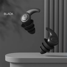 Load image into Gallery viewer, Silicone Anti-Noise Earplugs Soft Reusable Washable Soundproof Sleeping Earplugs Outdoor Travel Noise Reduction Earplugs