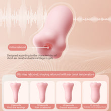 Load image into Gallery viewer, Soft Rebound PU Sponge Anti-Noise Mute Earplugs Reusable Sound Insulation Noise Reduction Sleeping Earplugs