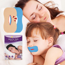 Load image into Gallery viewer, Children Adult Sleep Mouth Strips Anti-snoring Breathing Correction Stickers Physical Improving Mouth Breathing Soft Mouth Strips
