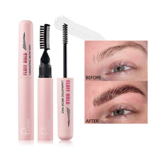 Load image into Gallery viewer, Natural Three-dimensional Eyebrow Styling Cream Transparent Waterproof Quick-drying Double Headed Eyebrow Comb Eyebrow Styling Wax